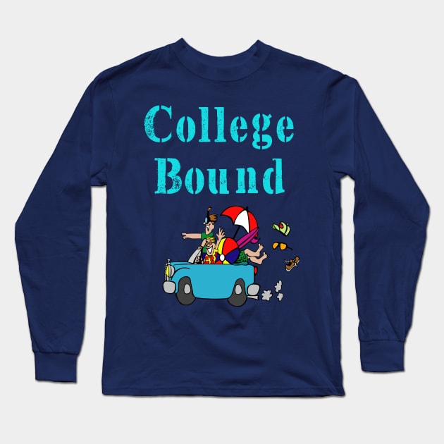 College Bound Long Sleeve T-Shirt by CasualTeesOfFashion